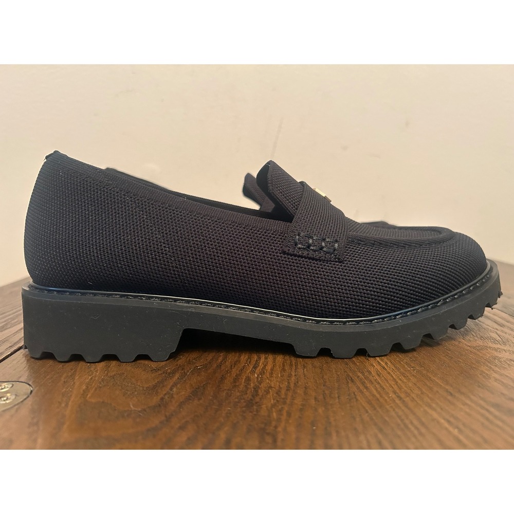 VIVAIA Women's Round Toe Platform Chunky Heel Loafers Size 9.5